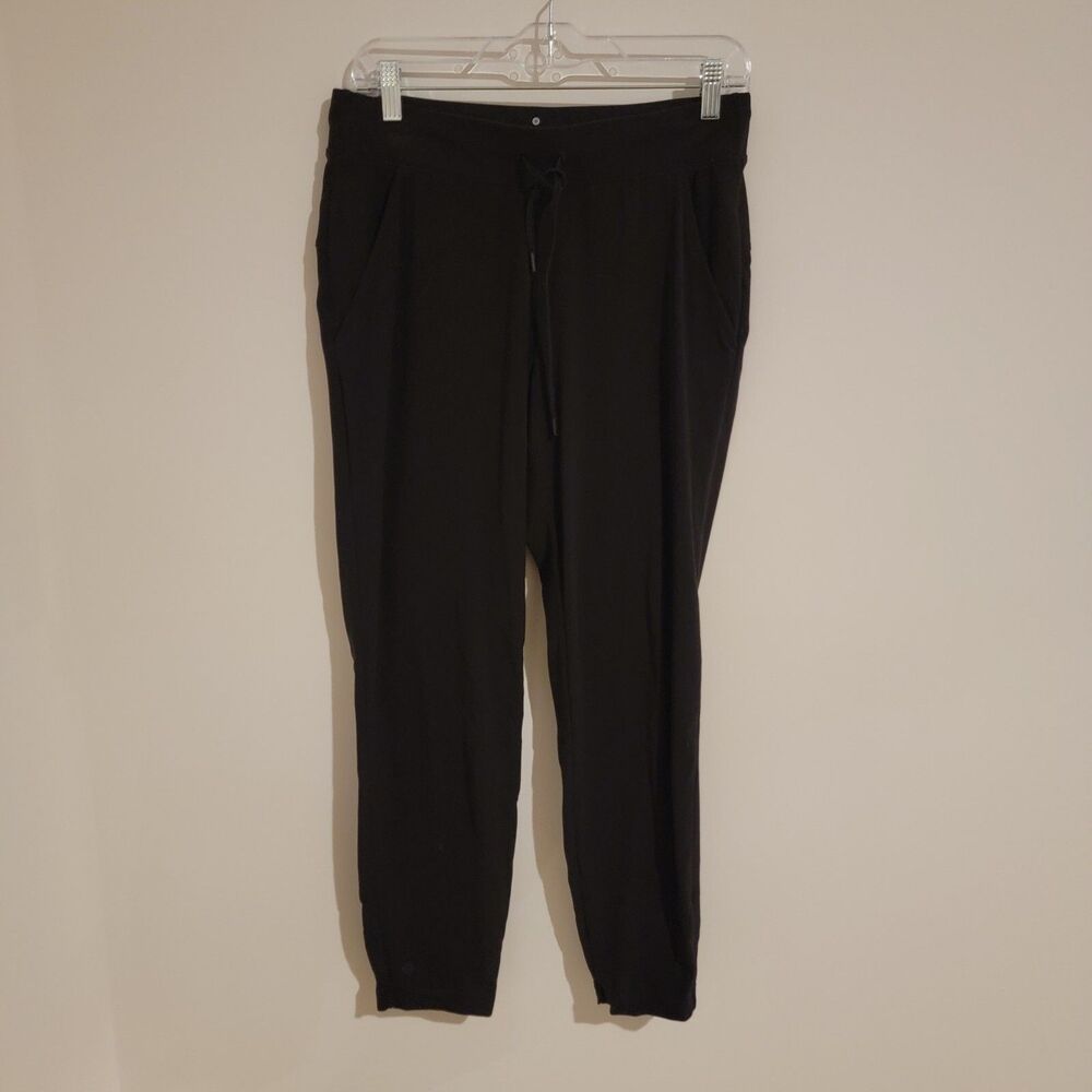 Athleta Womens Jogger Size Small S Black Buttery Soft Pants Athleisure Sporty
